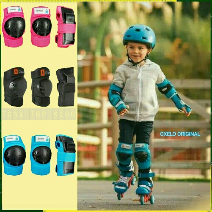 Dekker / Deker Anak Anak Pelindung Lutut / Siku /Deker Set Oxelo