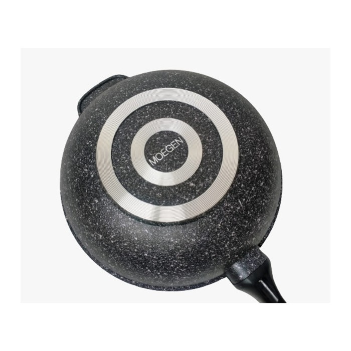 Moegen Germany Color Wok Pan 30 Cm With Steamer Granite Coating Termurah Terlaris Promo