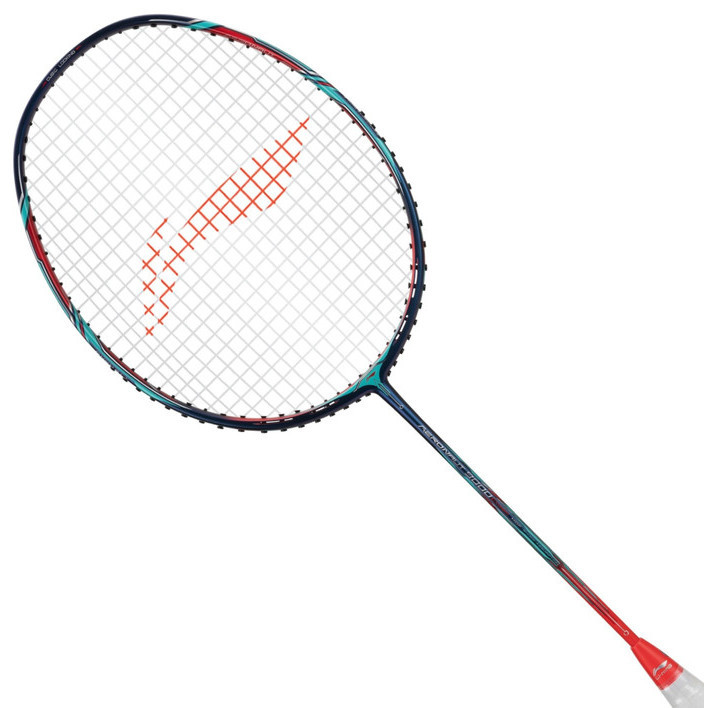 Raket Badminton Original Lining Aeronaut 9000 Combat 9000C Navy Red Termurah Terlaris Promo