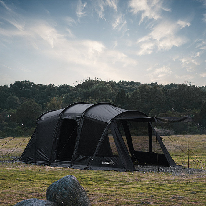Tenda Camping Blackdog Bd-Zp006 Tunnel Glamping Tent 3-4 Orang