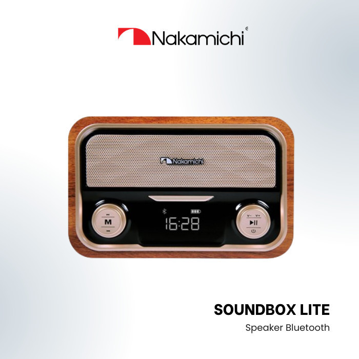 Nakamichi Soundbox Lite Speaker Portable Audio Wireless Bluetooth Termurah Terlaris Promo