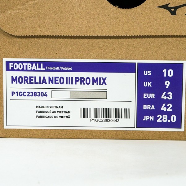 Sepatu Bola Mizuno Morelia Neo Iii Pro Mix P1Gc238304 Original Bnib