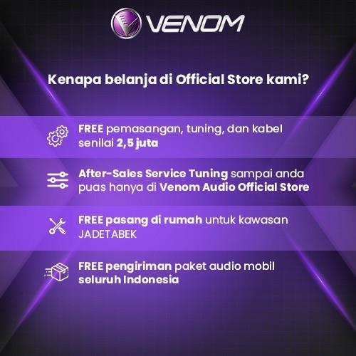 Venom Express Toyota Innova Zenix Paket Audio Mobil Gratis Pasang