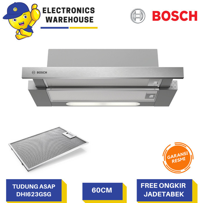 Bosch DHI623GSG Telescopic Cooker Hood