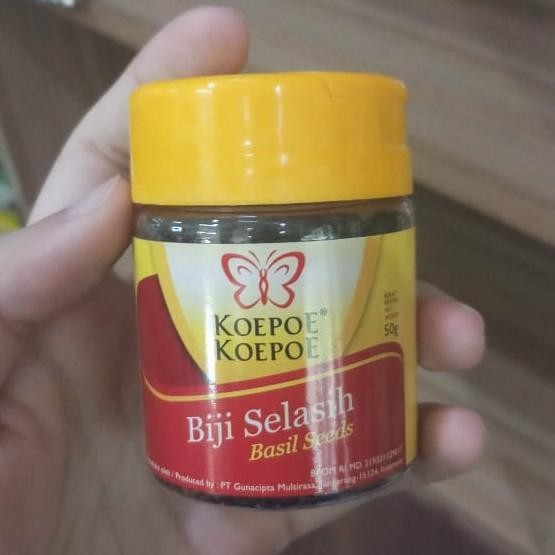 

biji selasih 50gr koepoe koepoe / lusin LA