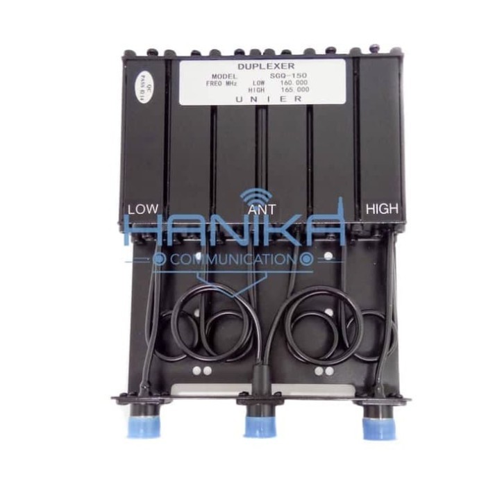 Unier Duplexer Vhf 165-170Mhz Ori Baru 1 Antenna Repeater Radio Rig