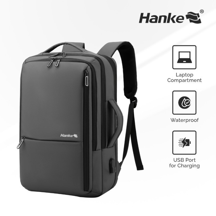 Hanke Tas Ransel Laptop Laptop Backpack Nylon - Bk2103