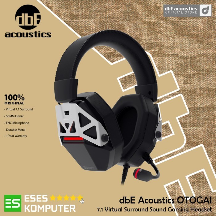 Headset Dbe Acoustics Otogai 7.1 Virtual Surround Sound Gaming Headset
