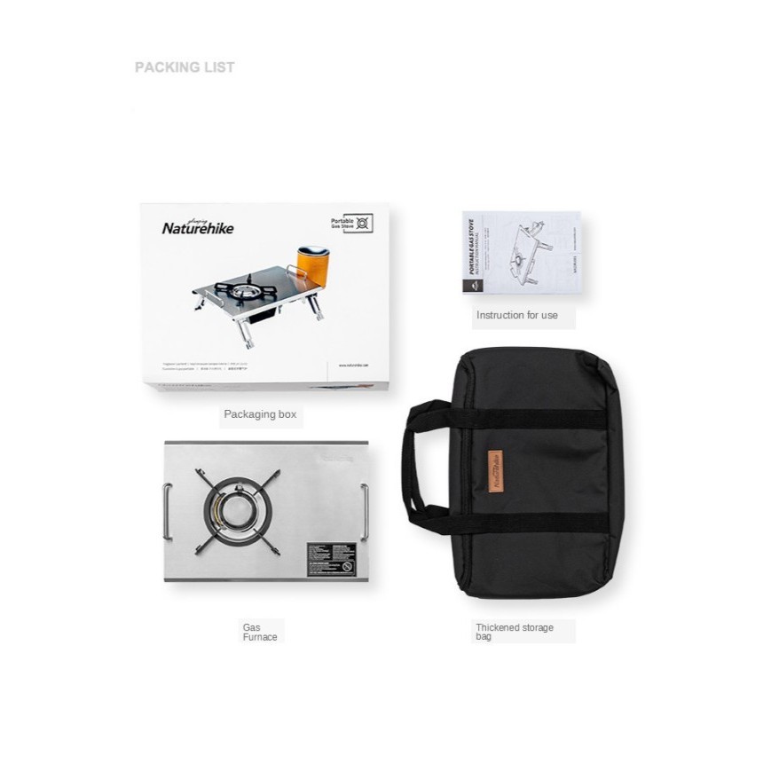 Portable Gas Stove Naturehike Nh20Rj001 Kompor Outdoor Camping