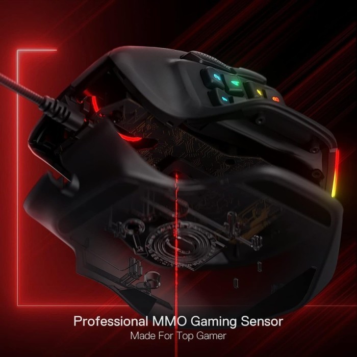 Redragon Aatrox M811 Rgb - Macro Gaming Mouse Termurah Terlaris Promo