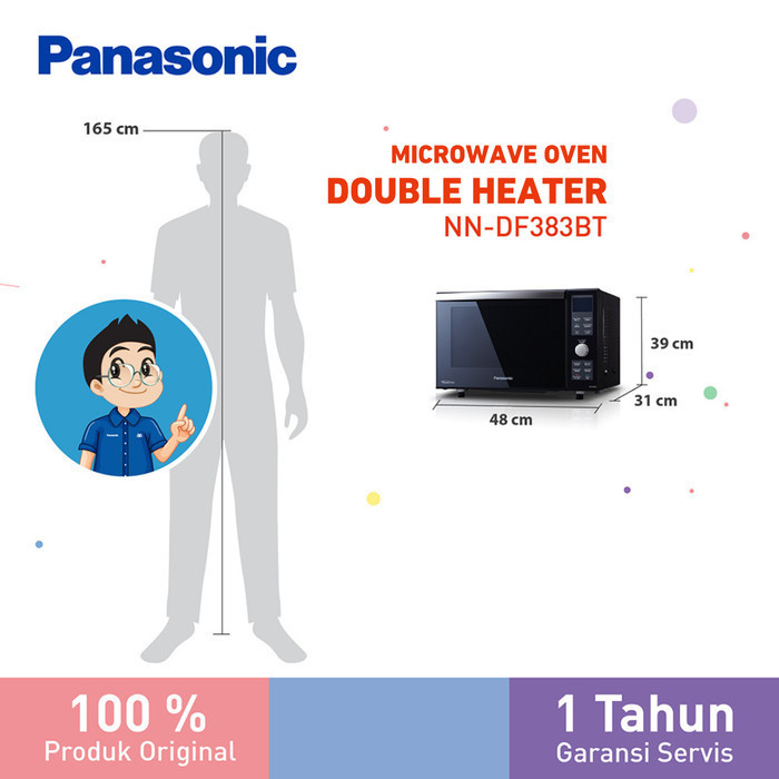 Panasonic Nn-Df383Btte Microwave Convection Inverter [23 L]