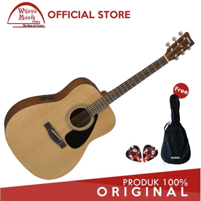 Yamaha Gitar Akustik Elektrik Fx 310 Fx310 Fx-310 -Nt+ Softcase&2Pic