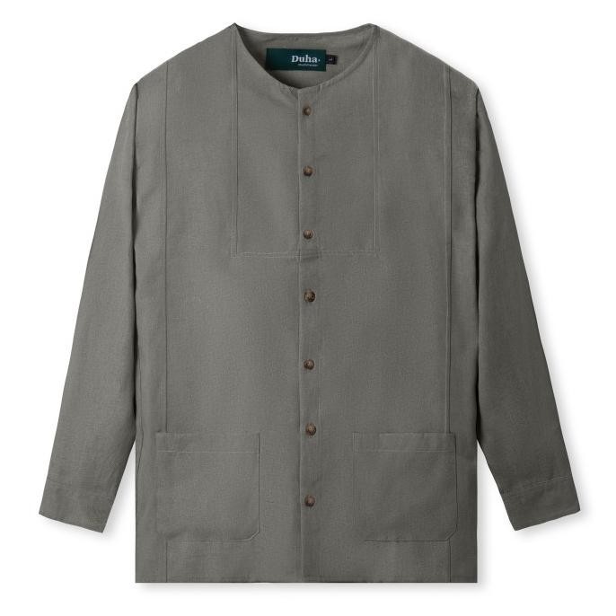 Baju Muslim Duha Muslimwear - Rayyan Shirt - Grey