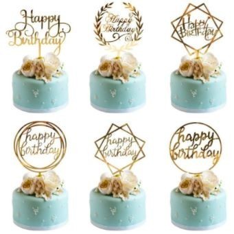 

Cake Topper. Acrylic / Custom Coklat