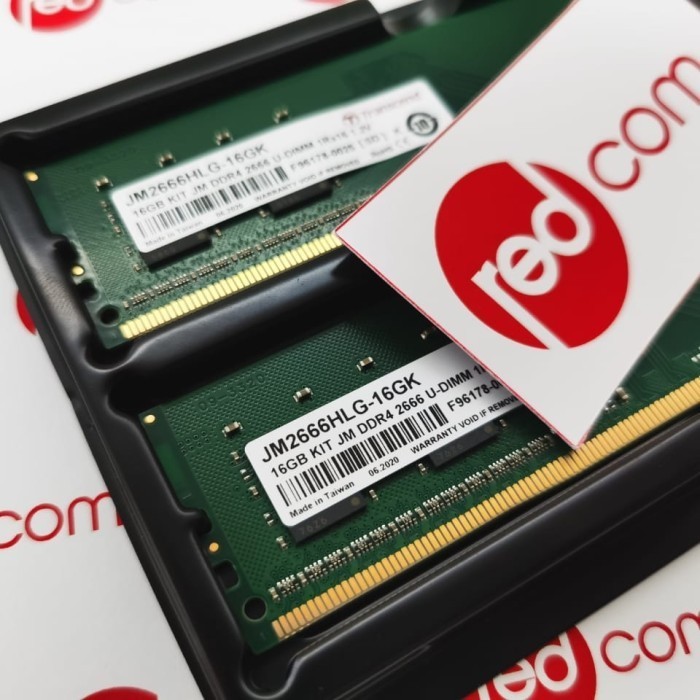 Transcend Ddr4 Dual Channel Kit 16Gb 2 X 8Gb 2666 Mhz (Jm2666Hlg-16Gk)