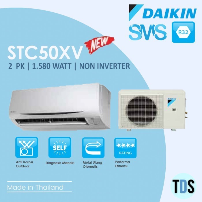Ac Daikin Ftc50Xv14 - Standard Thailand 2 Pk - R32