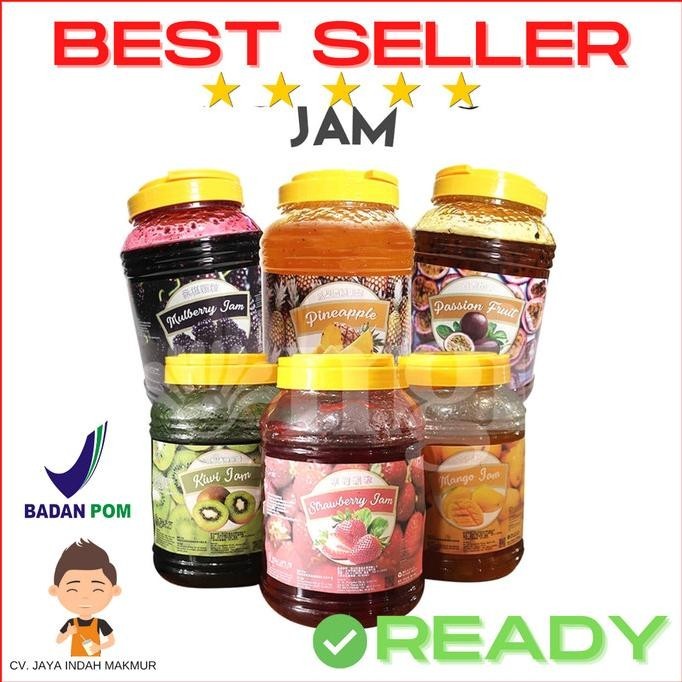 

langsung order saja] Selai / Sele / Jam untuk Minuman / Drink / Roti / Kue Taiwan 4kg