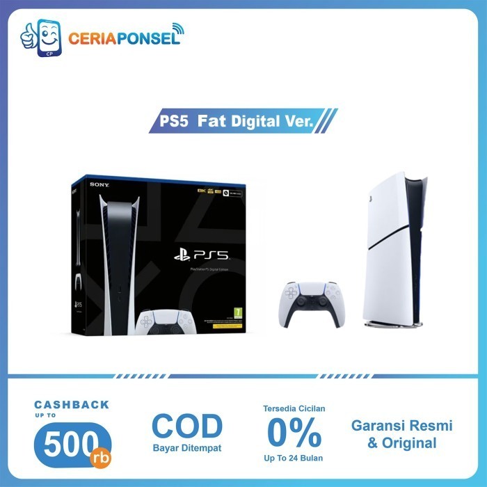 Ps5 Playstation5 Disc / Digital Version Garansi Resmi Sony Indonesia
