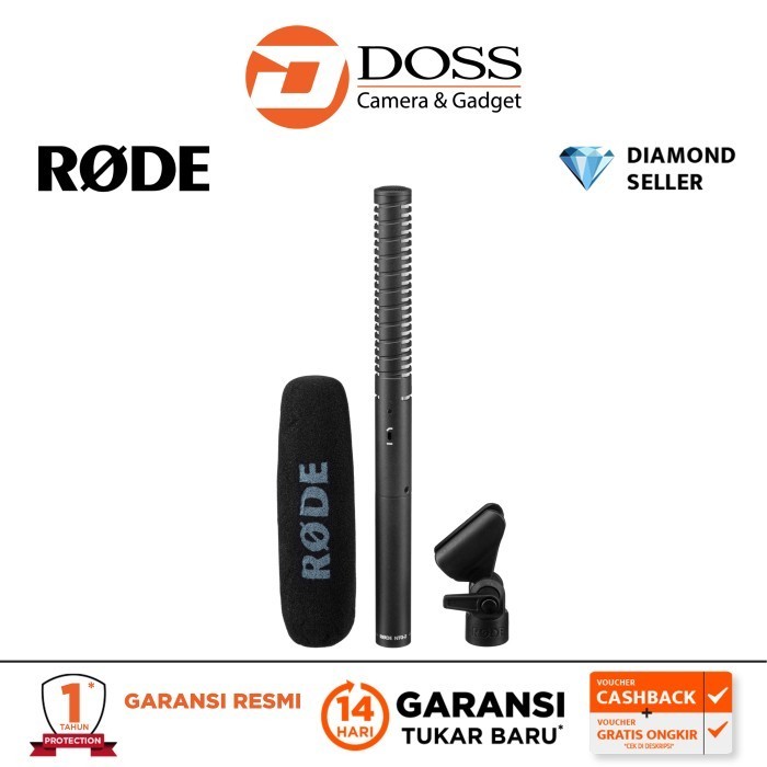 Rode Ntg2 Shotgun Microphone Rode Ntg 2 Termurah Terlaris Promo