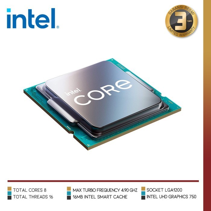 Intel Core I7 11700 Processor Intel Gen 11 Lga 1200 8 Core Termurah Terlaris Promo