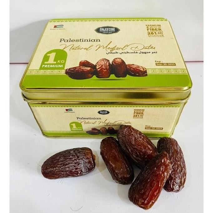 

Kurma Medjol Jumbo 1 Kg Kemasan Kaleng Original Best Seller Kurmasehat465