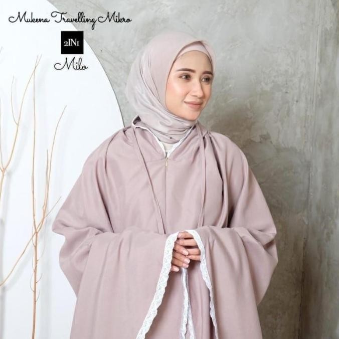 Mukena Dewasa Mukena 2 In 1 Tas Serut / Kotak Premium Murah Berkualitas