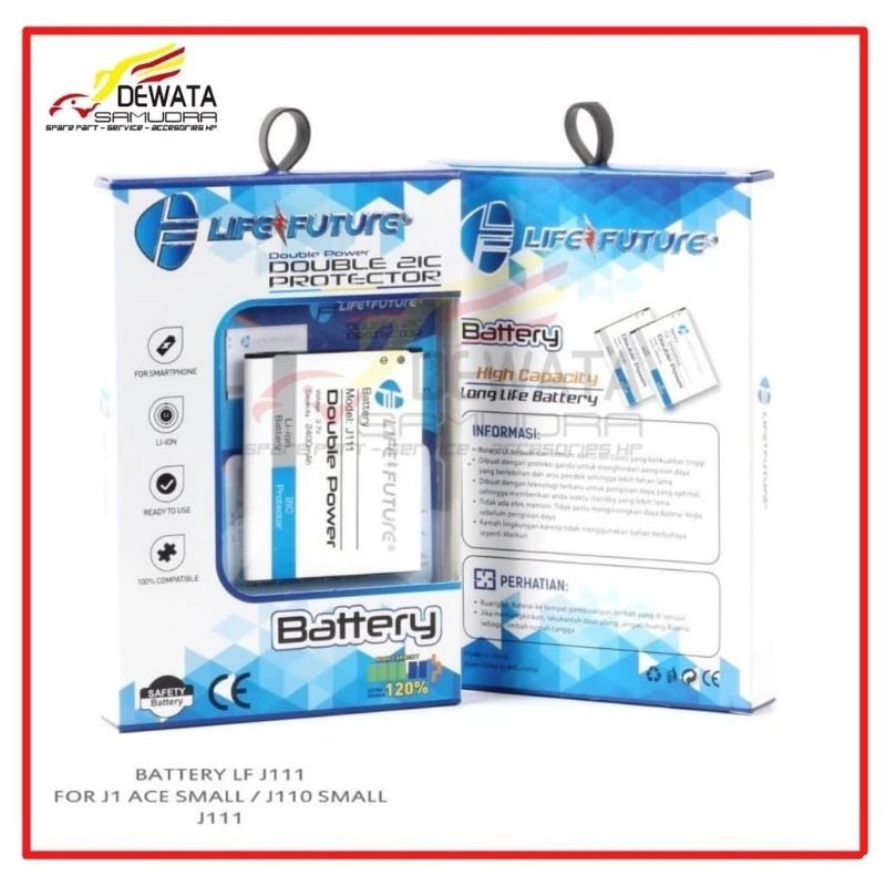 BATERAI BATRE SAMSUNG J1 ACE J110 J111 LIFE FUTURE 2400MAH DOUBLE POWER ORIGINAL