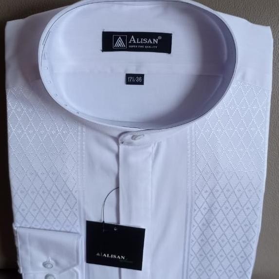 Baju Koko Pria Lengan Panjang Alisan Jumbo