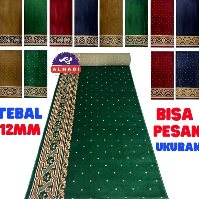 Sale Now Alhadi Karpet Masjid Irabel Meteran 100 X 120Cm Tebal 12Mm Sajadah Rol Terbaik