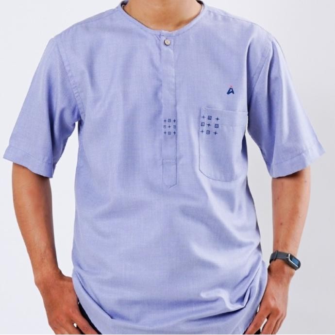 Abiyu Baju Koko Kemeja Koko Kemko Lengan Pendek Od019