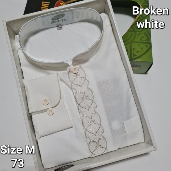 Baju Koko Atlas Bamus Universal Lengan Manset / Kancing Size M