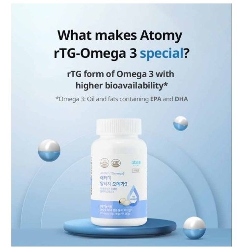 ATOMY RTG Omega 3 Korean | menurunkan kadar kolestrol