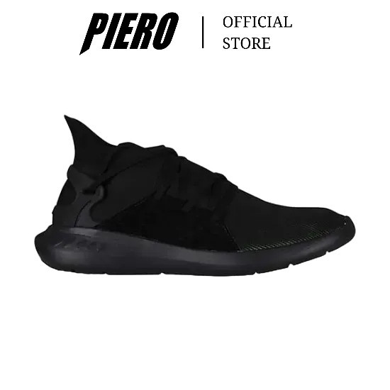 PIERO SEPATU SNEAKERS PRIA SHADOW ALL BLACK   P20595