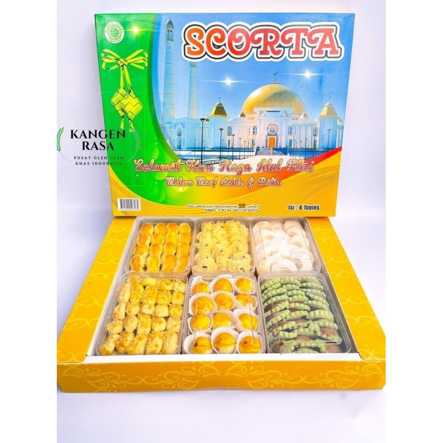 

New Scorta Parsel Ramadan Paket Kue Kering Toples Hampers Lebaran Original