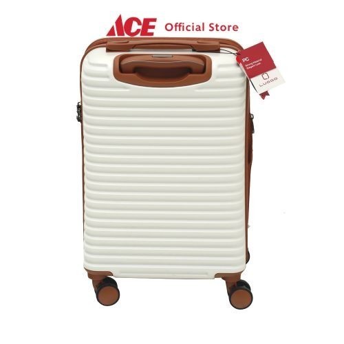 Ace - Luggo 24 Inci Vintage Koper Pc - Putih