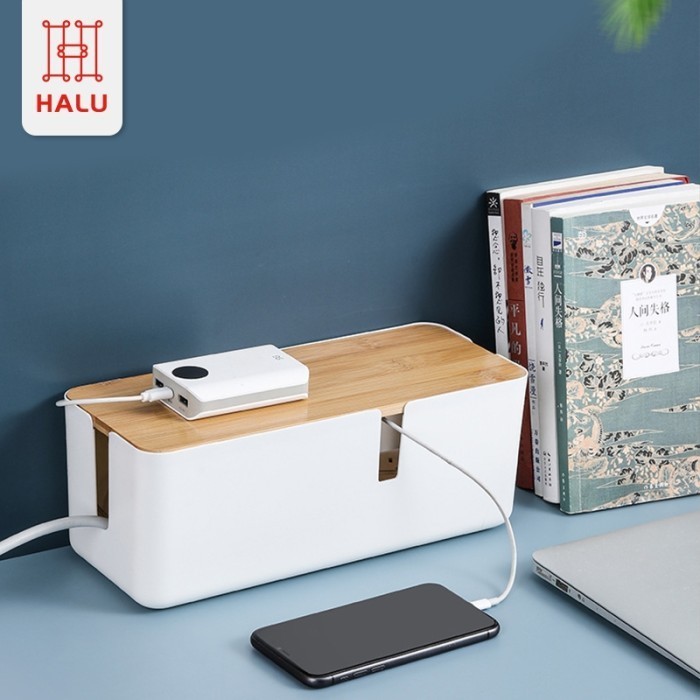 

HALU KOTAK CABLE STORAGE BOX ORGANIZER KABEL WIRE MANAGEME HSB153