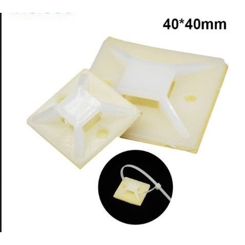 

KABEL TIE MOUNT 40X40 MM/PENGIKAT KABEL/PENGAIT KABEL