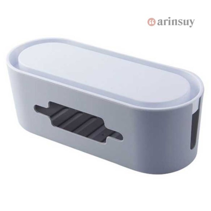 

KOTAK ORGANIZER KABEL CHARGER WIRE CABLE MANAGEMENT BOX