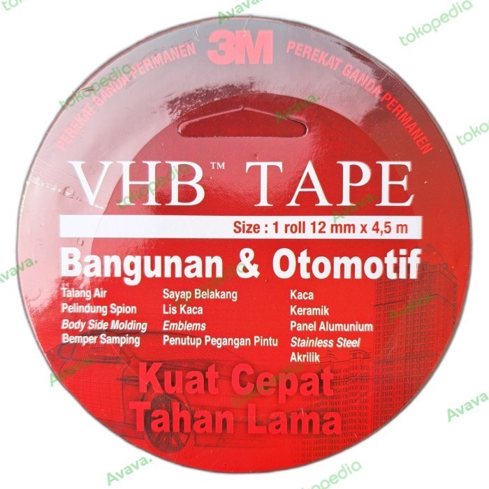 

DOUBLE TAPE 3M VHB 4900 PEREKAT ORIGINAL