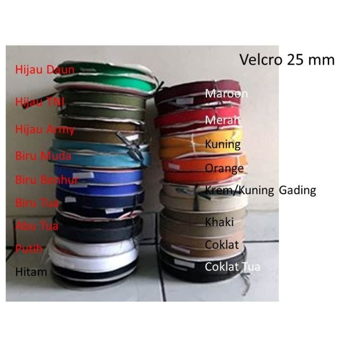 

MAGIC TAPE/VELCRO/FASTNER TAPE/PELEKAT 2,5 CM