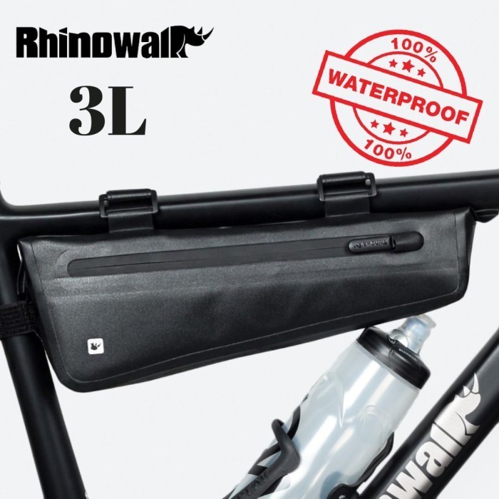 Tas Frame Sepeda Rhinowalk 3L Rk18653 Bike Frame Bag Roadbike Mtb