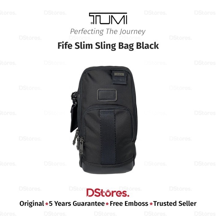 Tumi Fife Slim Sling Bag Black