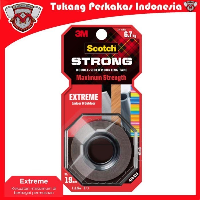 

HOT SALE 3m Double tape scotch strong extreme indoor outdoor 414-S19 6,7 Kg