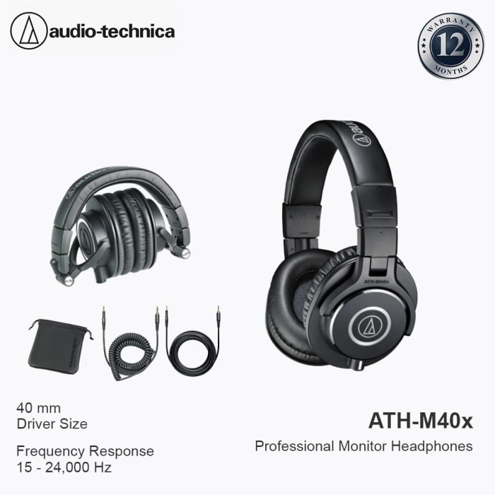 Audio-Technica Ath-M40X Black