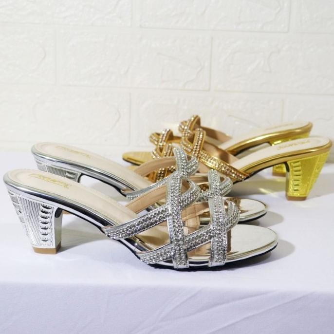 Sepatu Sandals Wanita Heels Size 41 42 Hak Tinggi Pesta Big Size Jumbo
