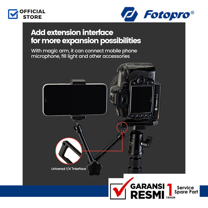 Fotopro Qal-88 L-Bracket Kamera - L Plate Universal Kamera