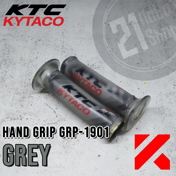Handgrip Ktc Kytaco Grp-1901 Carbon Grey Hitam Handfat Hand Grip