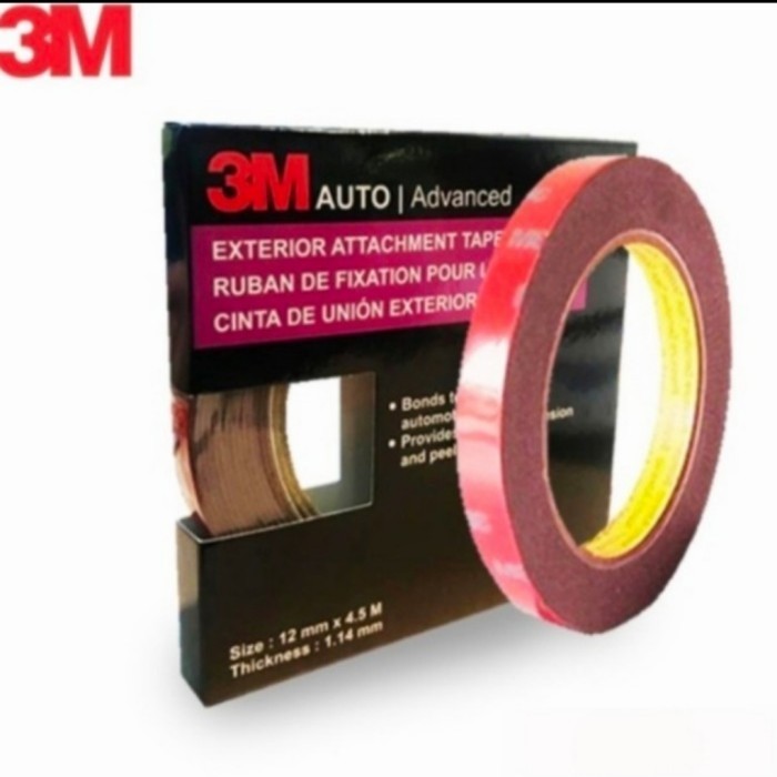 

TERMURAH 3m Double Tape/Perekat Outomotif kuat dan Lengket 1,1mm x 12mm x 4,5m