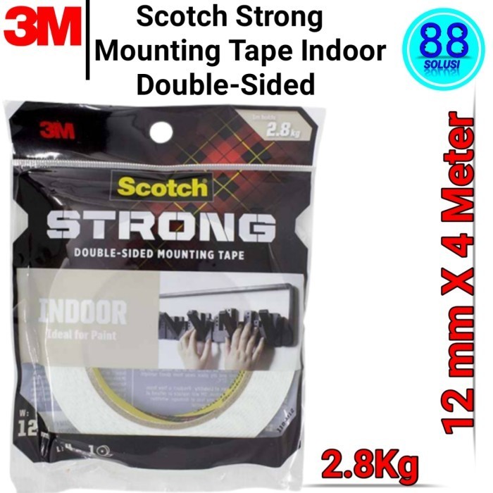 

TERMURAH Double Tape 3M 110-M12 Scotch Strong Mounting Indoor ORIGINAL