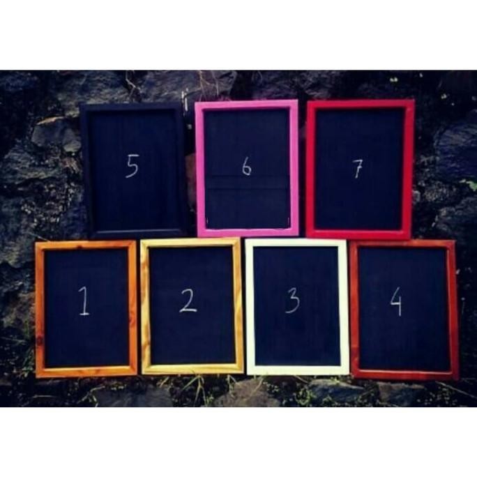

Papan Tulis Kapur Menu Cafe Mini 20x30 Murah Prewed DS99
